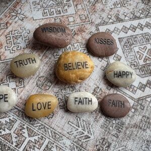 Inspirational Engraved Stones Set